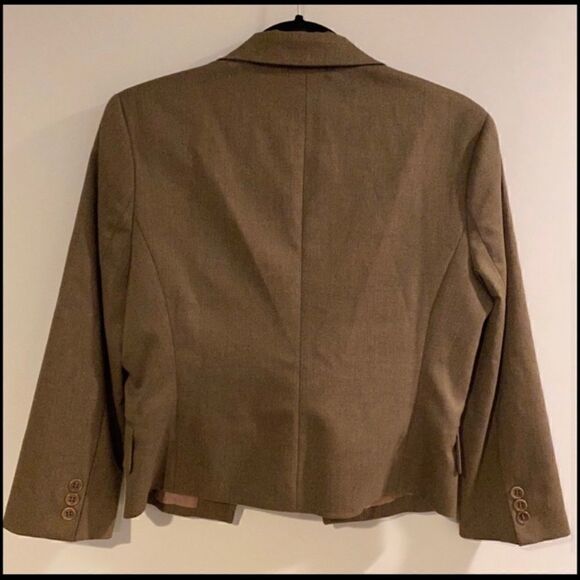 BCBGMAXAZRIA LOLITA WOOL TIE FRONT BLAZER JACKET M - Picture 3 of 5